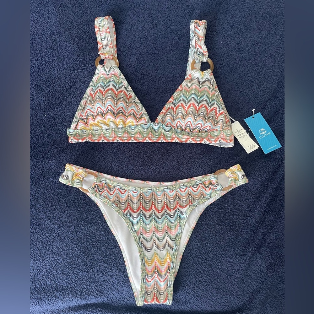 Multicolor Bikini Set